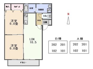 シャーメゾンの物件間取画像